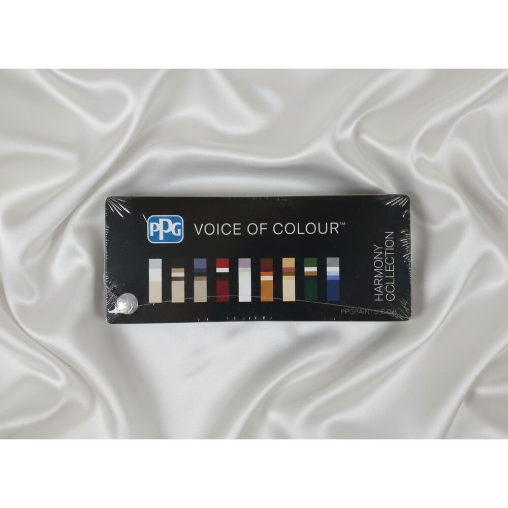 PPG Paint Colors Voice of Color Harmony Collection Paint Swatch Book Fan Deck